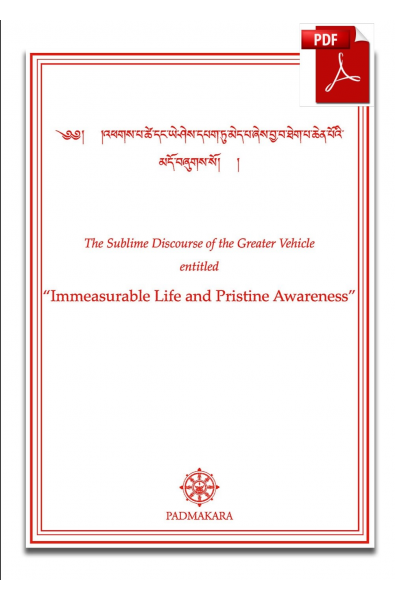 Immeasurable Life and Pristine Awar PDF