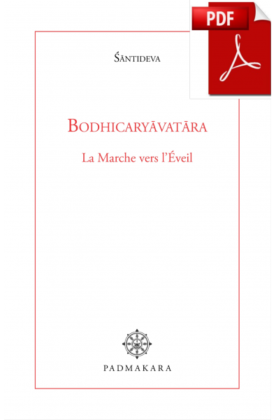 Bodhicaryavatara - la Marche vers l'Eveil 2nd édition- ebook - format pdf